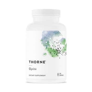 THORNE - Glycine - Supports Relaxation, Stress Management, Detoxification & Healthy Muscle Function* - Amino Acid Supplement - Third-Party Certified - Gluten, Dairy & Soy-Free - 250 Capsules