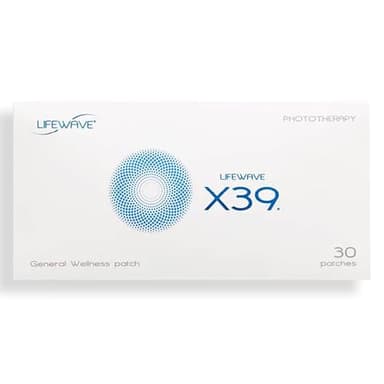 LifeWave X39 Patches - Supports Improvements of Strength and Stamina - Supports Improved Exercise Performance - No Drugs or Stimulants - Innovative Patch Technology for Enhanced Wellness - 30 Patches