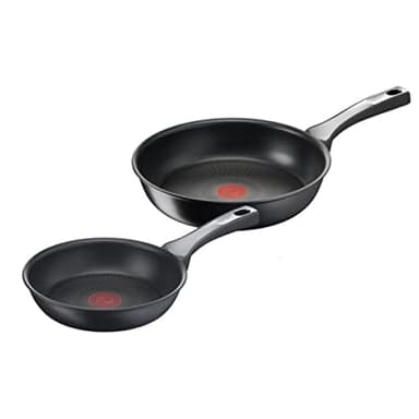 Tefal G2599002 Unlimited on Set x 2 Pan, 20-26 cm, 18/10 Steel