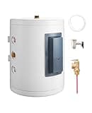 YALICE 10 Gallon Hot Water Heater Electric, 1500W Fast Heating Point of Use Water Tank Heater 120V with T&P Valve, Adjustable Thermostat, On Demand Water Heater for Shower, Kitchen, Laundry, Office