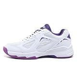 LEFUS Women's Pickleball Shoes - AMZ-P601, Non-Slip, Cushioning, Anti-Torque, Breathable Court Shoes (P601 Purple, 9)