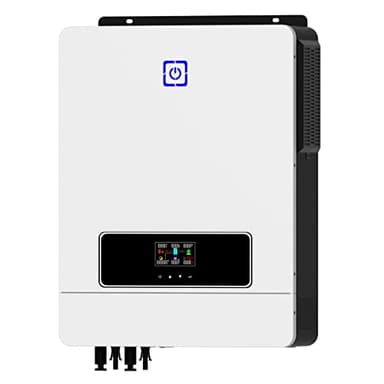 Y&H 10.2KW On/Off Grid Solar Hybrid Inverter Built-in 160A Charge Controller PV Max 500V Input DC48V to AC230V Pure Sine Wave Inverter for Home Energy Storage RV Shed Off-Grid System