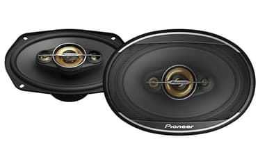 PIONEER A-Series Plus TS-A6971F 6” x 9” 4-Way Speakers (Pair) – 600W Max, Balanced Sound + Smooth Treble, Enhanced Bass, Ideal Factory Upgrade, Installation Adaptors Included