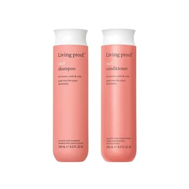 Living proof Curl Shampoo & Conditioner Duo, for Wavy, Curly, and Coily Hair, Strengthens and Defines Curls