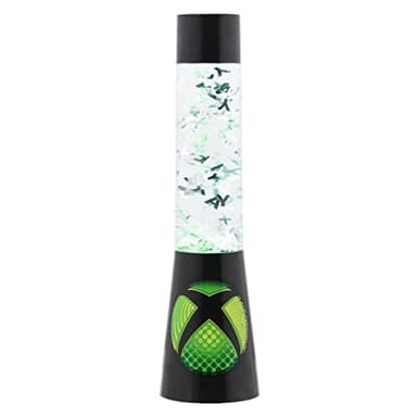 Paladone Xbox Glitter Flow Lamp, Night Light Mood Lighting, 33 cm