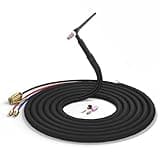 YESWELDER TIG Welding Torch WP-20F Flexible Head Water-Cooled 250Amp Welding Torch 25ft Cable