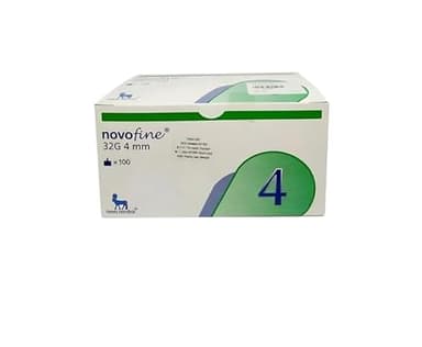 Novofine. 32G 4mm, 100p, [1 of Pack]