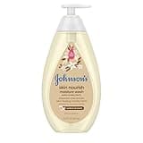 Johnson's Skin Nourishing Moisture Baby Body Wash With Vanilla & Oat Scents, Hypoallergenic & Tear Free Baby Bath Wash, Paraben-, Dye-, Sulfate & Phthalate-Free, 20.3 fl. oz