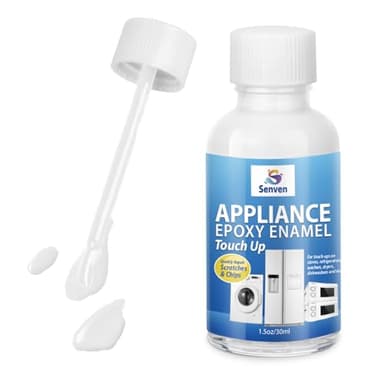 Appliance Paint White Appliance Touch Up Paint Enamel High-Gloss Acrylic White Touch Up Paint Pen Scratch Repair for Appliances Refrigerators Metal Surfaces Dishwasher Dryer Microwave Washers 1.5oz