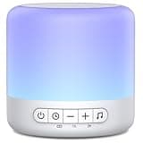 Easysleep White Noise Machine With 30 Soothing Sounds, 12 Night Light, 32 Volume, 3 Timers - Portable Sleep Aid for Office, Noise Canceling, Nursery, Travel - Lullaby & Rain Sounds for Baby, Adults