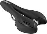 MSDADA Gel Bike Seat Bicycle Saddle, Bike Saddle for Men & Women, Waterproof Bicycle Seat Comfortable Soft Cushion for Road Bike, Mountain Bike, Exercise Bike, City Bikes(Black)