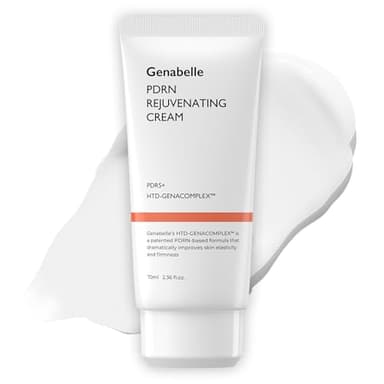 Genabelle PDRN Rejuvenating Cream - Lightweight Moisturizer with Original PDRN, CICA, Hyaluronic Acid - Nourishing, Hydrating, and Soothing Formula - 2.36 fl.oz