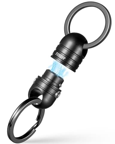 TISUR Quick Release Keychain, Magnetic Key Holder Keyring Connector, Detachable Key Chain Rings for Men Women Car Keys