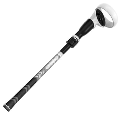 YOGES VR Golf Club Handle Compatible with Oculus-Quest 2-Accessories, Virtual Reality Baseball Controller Attachment, Simulator Real Golf Game Bat Adapter for Golf+, Walkabout Mini Golf, Golf5eclub