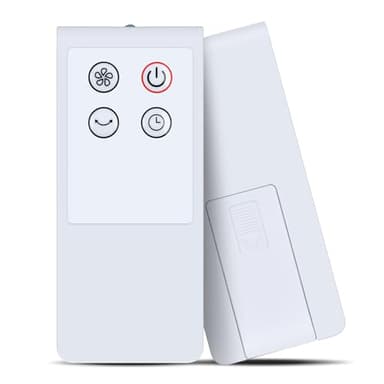 Replacement Remote Control for PELONIS 16" Oscillating Pedestal Stand Up Fan FS40-19PRD, 12 Speed, Oscillation, Timer - White