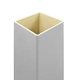 Weatherables 6x6 Post Sleeve – Weatherproof Premium Outdoor Vinyl Post Cover for Lasting Durability and Easy Installation on Decks, Patios, Porches or Mailbox Posts (6" x 6" x 48", White)