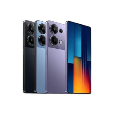 Xiaomi Poco M6 Pro 4G Lte Gsm (for Tmobile Mint Tello Global) (256Gb + 8Gb) 64Mp Triple Camera 6.67 Octa Core Unlocked (Purple Global)