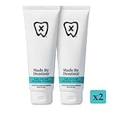 Made by Dentists Professional Enamel Rebuilding Toothpaste - 2 Pack - Remineralizing Nano Hydroxyapatite Toothpaste with Sodium Fluoride, ADA Approved, Vegan, 2 x 4.2oz
