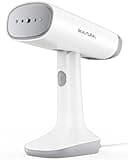 BEAUTURAL Travel Steamer for Clothes with Dual Voltage for Worldwide Use, Foldable Handheld Garment Fabric Wrinkle Remover, Portable Steam Iron, 35 Second Fast Heat-up, 1.9 Pounds