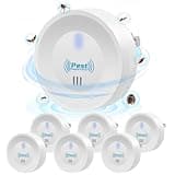Ultrasonic Pest & Insect Repeller, Ultrasonic Repellent for Roach, Rodent, Mouse, Bugs, Mosquito, Mice, Spider, Ant,Electronic Plug in Pest Control,6 Packs