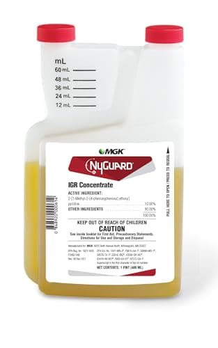 MGK NyGuard® IGR Concentrate | Cockroach, Flea, Ant, Fly and Mosquito Concentrate | Insect Growth Regulator | for Indoor/Outdoor Applications | 480 ML
