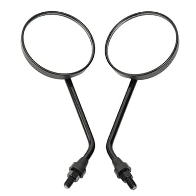 Road Passion 10mm Universal Motorcycle Rearview Mirror Replacement for Honda Suzuki Yamaha Kawasaki Harley most brands of motorcycles with a 7/8"handlebar Motorcycle Side Mirror 3.94 inches