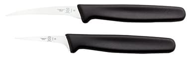 Mercer Culinary Thai Fruit Carving Knife Set, 2 Inch & 2.5 Inch, Black Handles