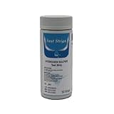 Envig Hydrogen Sulfide Water Test Strips for Well Water, 50 Test Strips, 0-10 PPM, 30 Seconds Test, Rotten Egg Smell Well Water Testing