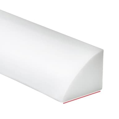 Duzzy 78 Inch Flexible Quarter Round Molding, Silicone Rubber Peel and Stick Shower Water Barrier Suitable for the Shower Corner or Kitchen Countertop Sink and Cooktop