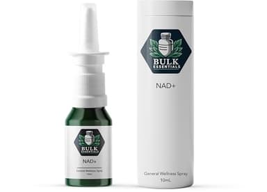 Bulk Essentials NAD+ Spray | 100 Sprays | Nicotinamide Adenine Dinucleotide | NAD+ | 100% Pure & USA Made | 2.5mg Per Spray to Support Wellbeing