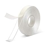 VERSAF Double Sided Adhesive Tape -1/2" 10' Arcylic Transparent Removable No Residue Double Sided Heavy Duty Mounting Tape for Home/Office/Wall Decor(Pack of 1 Roll)