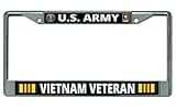 U.S. Army Vietnam Veteran Chrome License Plate Frame