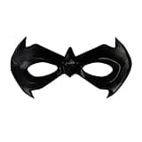 HOTTERCOS Black Eye Mask Robin Masks Superhero Masquerade Mask Halloween Costume Accessories For Party Cosplay
