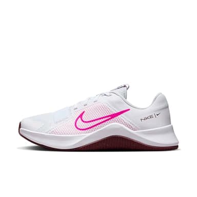 Nike Women's W MC Trainer 2 Training Shoes, White Fierce Pink Foam, 7.5