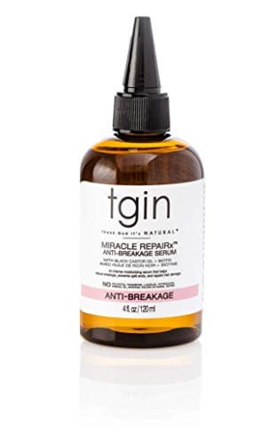 Thank God It's Natural tgin Miracle RepaiRx Anti-Breakage Serum Daily Moisturizer, for Curly, Coily and Wavy Hair, Nourishes and Moisturizes Dry Hair and Scalp, 4 oz