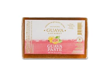 Guava Gourmet Guava Paste (8 oz. bar – 3 pack), Fresh Guava Fruit Preserves, All- Natural, Non-GMO, Vegan, Gluten and Cholesterol-Free, Artisan Craft Paste, No Fillers or Preservatives