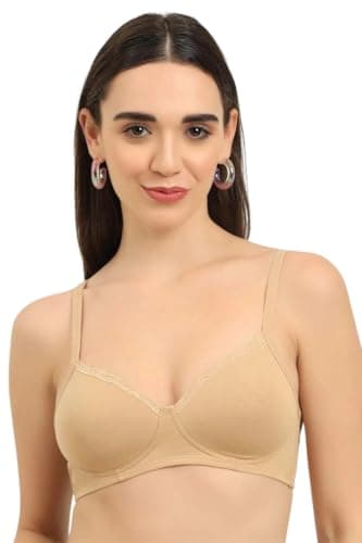 Catwalk Women's Seamless Wireless Push-up Bras | Full Coverage Adjustable Strap Comfortable t-Shirt Bra (US, Cup Band, B, 30, Standard, Brown)