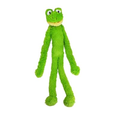 Multipet's Swinging Slevin XXL Oversized 30-Inch Green Frog Plush Dog Toy