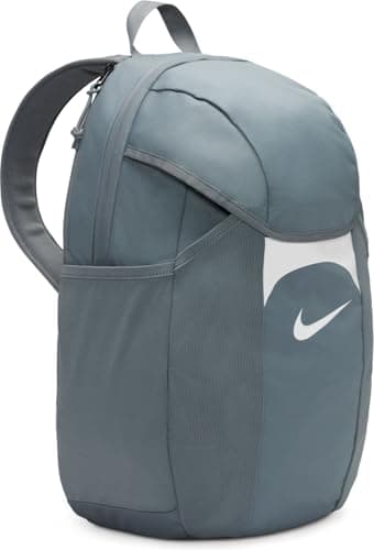 NIKE Unisex Academy Team Sports backpack (pack of 1), Grey, 18.7 x 13 x 7.1 inches, Sport