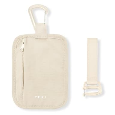 YOYI YOYI Hidden Travel Wallet with RFID Blocking – Clip Stash Pouch, Water-Repellent Breathable Quick-Dry Travel Wallet with Dual Carry Options