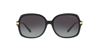 Michael Kors MK2024 Adrianna II Sunglasses, Black/Light Grey Gradient, 57 mm