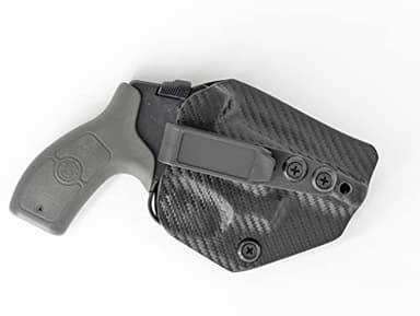 SunSmith Holster - Compatible with Smith & Wesson M&P Bodyguard 38 Special Ambidextrous IWB Kydex Holster Inside Waistband Concealed Carry Holster Made in USA by Fast Dray USA (Carbon Fiber)