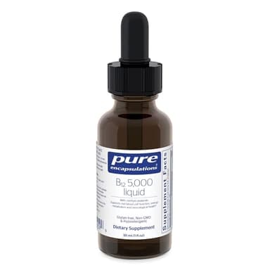 Pure Encapsulations B12 5,000 Liquid - Vitamin B12 Methylcobalamin Supplement to Support Energy, Nerve Health, Cognitive Function & Blood Cells* - Liquid Drops - 1 Fl Oz