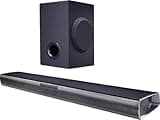 LG SQC1 Bluetooth 2.1 Ch 160W Soundbar with Wireless Subwoofer, Remote and Optical Connection - Black (Renewed)