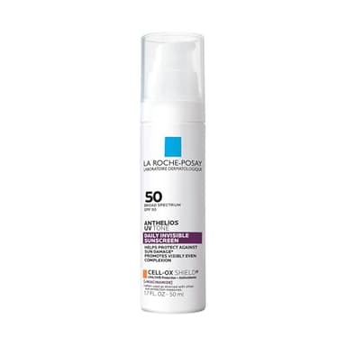 La Roche Posay Anthelios UV Tone Sunscreen SPF 50, Daily Sunscreen for Face with Niacinamide, Broad Spectrum Invisible SPF Protection for Discoloration and Uneven Skin