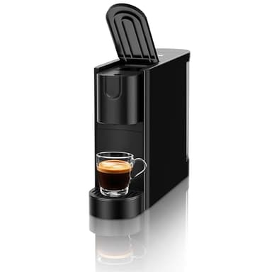 CHULUX RectoCafé Espresso Machine for Nespresso Original Capsule Pod, 20 Bar Professional Italian Pump Coffee Machine, Extra Mini Espresso Maker for Home & Office, Black
