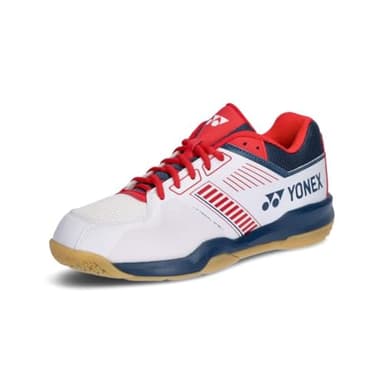 Yonex Power Cushion Strider Flow Badminton Shoes, White/Pink (062), 23.5 cm