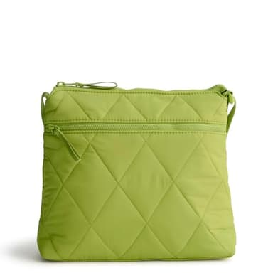 Vera Bradley Women's Featherweight Original Zip Hipster Crossbody, Spinach Green, One Size