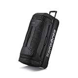Samsonite Andante 2 Wheeled Duffel Bag – 32-Inch Durable Rolling Luggage with Inline Skate Wheels, Push-Button Handle & Spacious Compartments – Travel-Friendly and Lightweight - All Black