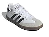 adidas Unisex Samba Indoor Sneaker, White/Black/Vivid Red, 7 US Men